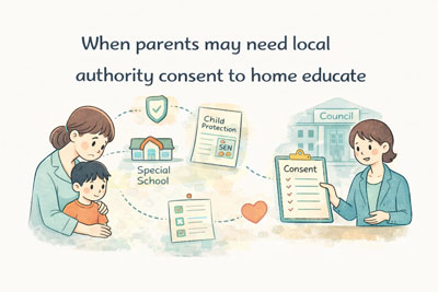 When parents may need local authority consent to home educate