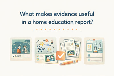 Record keeping:What makes evidence useful in a home education report?