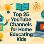 Top 25 YouTube Channels For Home Educating Kids