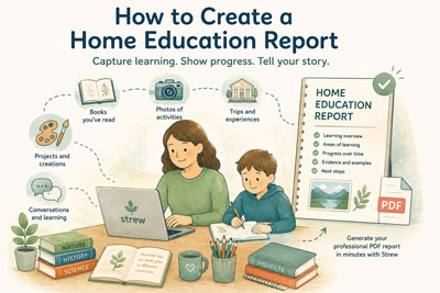 How to create a home education report with Strew