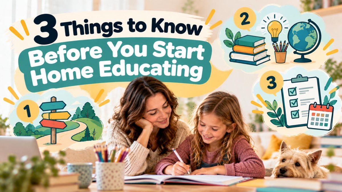 3 Things to Know Before You Start Home Educating