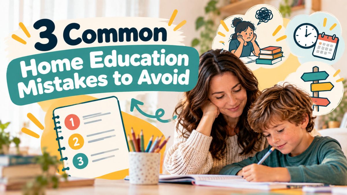 3 Common Home Education Mistakes to Avoid