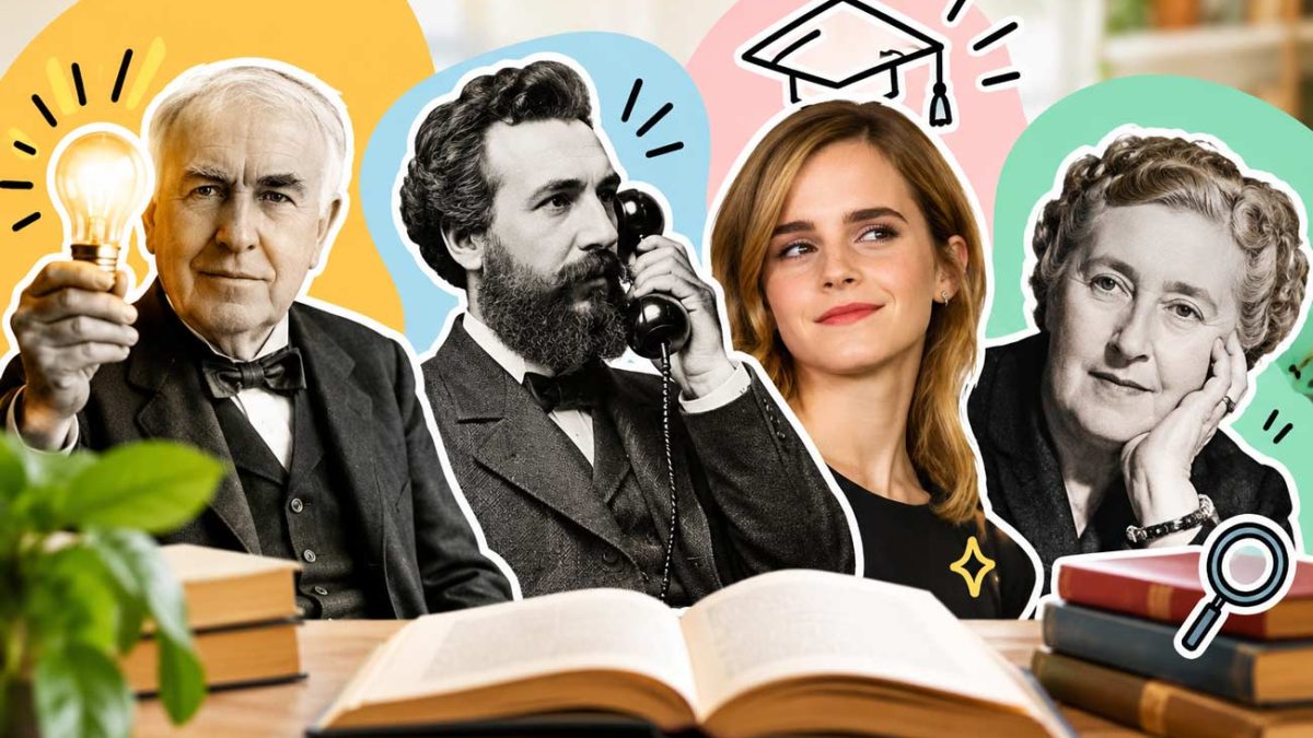 4 Famous people who were educated at home