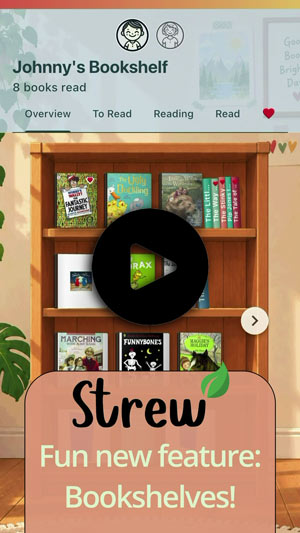 Strew: Reading Logs for Kids announcement video